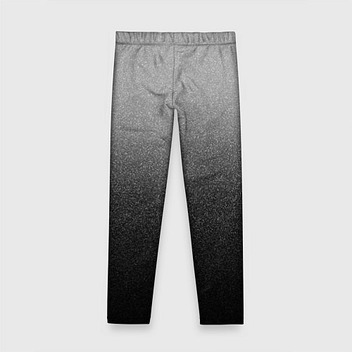 Детские легинсы Серый градиент с затемнением текстура крошка / 3D-принт – фото 2