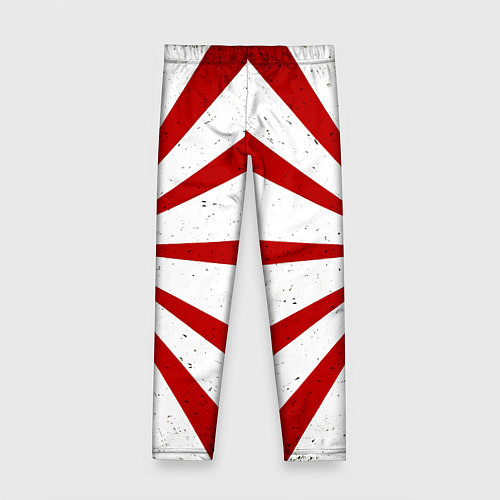 Детские легинсы Красно-белая мишень / 3D-принт – фото 2