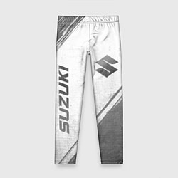 Леггинсы для девочки Suzuki - white gradient вертикально, цвет: 3D-принт