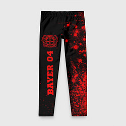 Леггинсы для девочки Bayer 04 - red gradient по-вертикали, цвет: 3D-принт