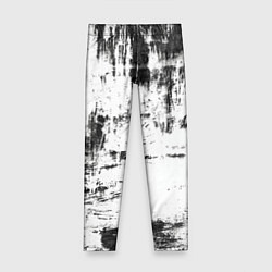 Леггинсы для девочки Color black and white, цвет: 3D-принт