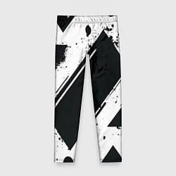 Леггинсы для девочки Color black white, цвет: 3D-принт
