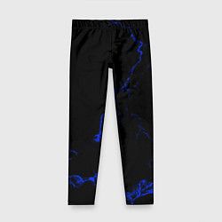 Леггинсы для девочки Color black blue, цвет: 3D-принт