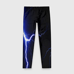 Леггинсы для девочки Lightning blue, цвет: 3D-принт