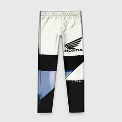 Леггинсы для девочки Honda логотип, цвет: 3D-принт