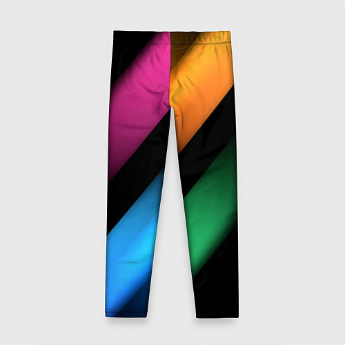 Детские легинсы Multicoloured / 3D-принт – фото 2