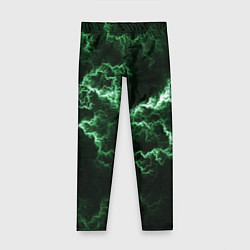 Детские легинсы Lightning green line