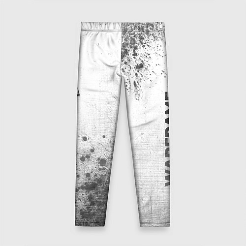 Детские легинсы Warframe - white gradient вертикально / 3D-принт – фото 2