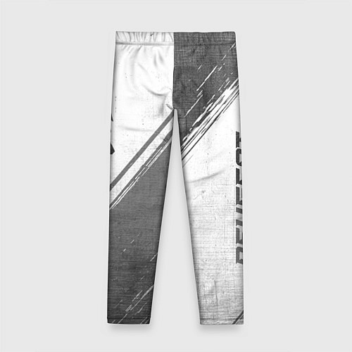 Детские легинсы Peugeot - white gradient вертикально / 3D-принт – фото 2