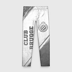 Детские легинсы Club Brugge - white gradient вертикально