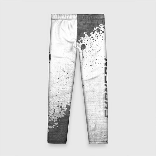Детские легинсы Changan - white gradient вертикально / 3D-принт – фото 2