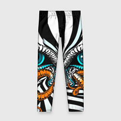 Леггинсы для девочки Глаз и щупальца, цвет: 3D-принт
