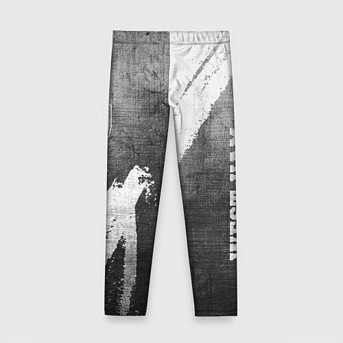 Детские легинсы West Ham - grey gradient вертикально / 3D-принт – фото 2