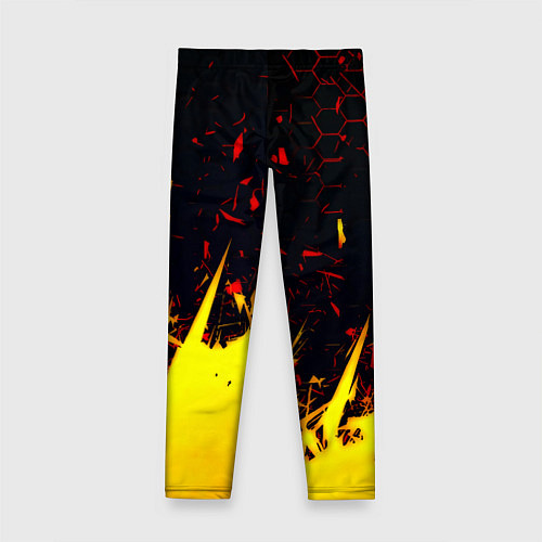 Детские легинсы Monster energy абстрактные краски / 3D-принт – фото 2