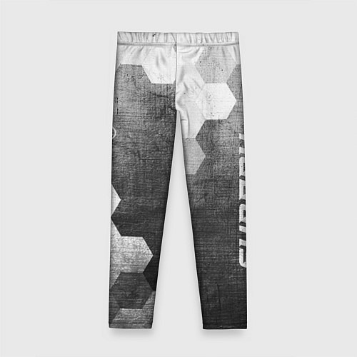 Детские легинсы Subaru - grey gradient вертикально / 3D-принт – фото 2