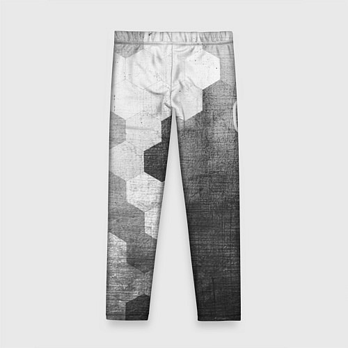 Детские легинсы Honda - grey gradient по-вертикали / 3D-принт – фото 2