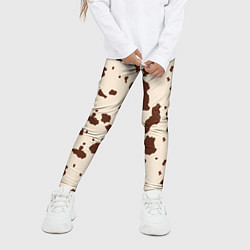 Леггинсы для девочки Коровьи пятна, цвет: 3D-принт — фото 2