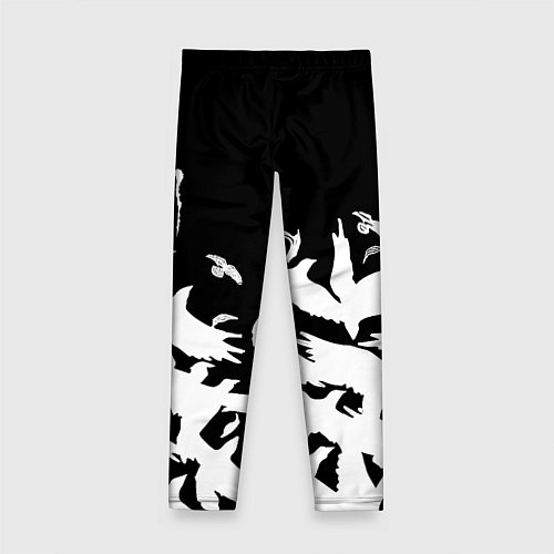 Детские легинсы Monster energy crow / 3D-принт – фото 2