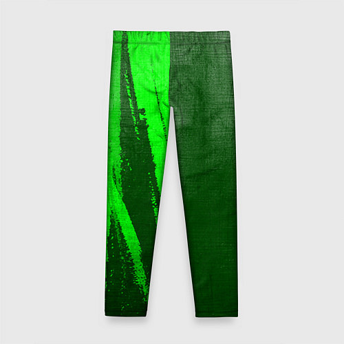 Детские легинсы FNAF - green gradient по-вертикали / 3D-принт – фото 2