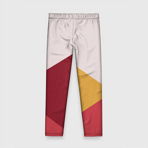 Детские легинсы Колор-блок фруктовый чиа пудинг / 3D-принт – фото 2