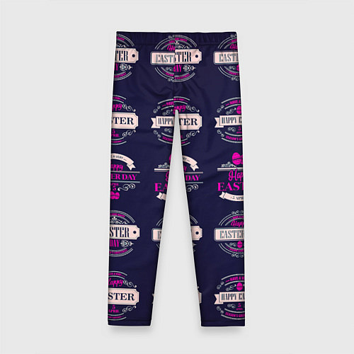 Детские легинсы Easter pink / 3D-принт – фото 2