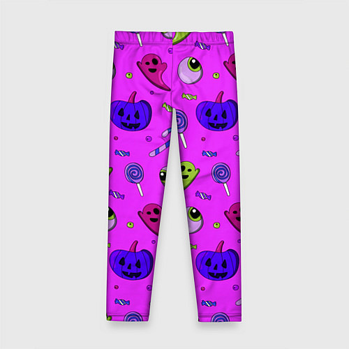 Детские легинсы Halloween pink / 3D-принт – фото 2