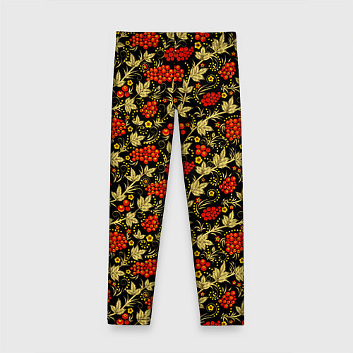 Детские легинсы Традиционный русский узор / 3D-принт – фото 2