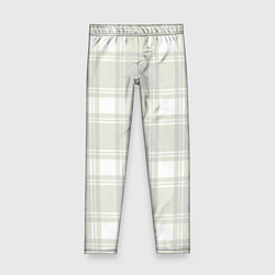 Леггинсы для девочки Checked white completely, цвет: 3D-принт