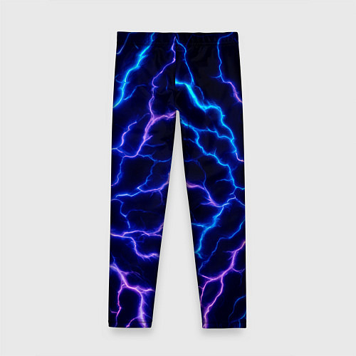 Детские легинсы Разряд молнии текстура / 3D-принт – фото 2