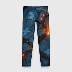 Детские легинсы Разлом камуфляжный плит