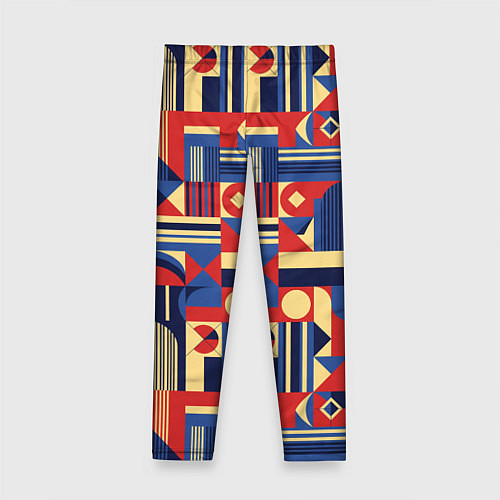 Детские легинсы Геометрический карнавал / 3D-принт – фото 2