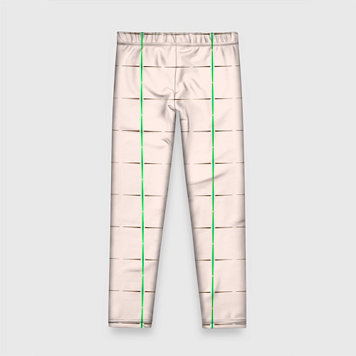 Детские легинсы Color white stripes / 3D-принт – фото 2