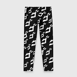 Леггинсы для девочки JoJo pattern, цвет: 3D-принт