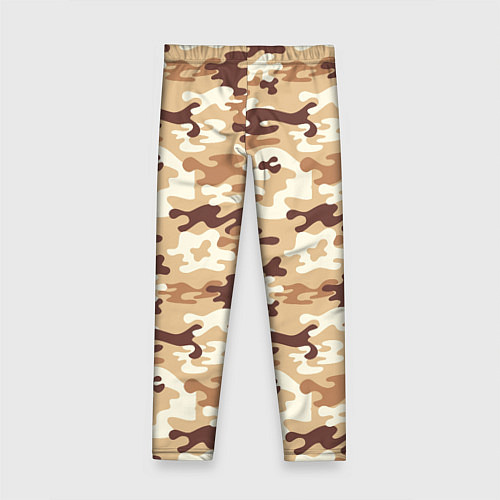 Детские легинсы Камуфляж армия / 3D-принт – фото 2