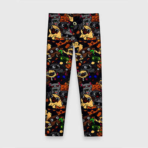 Детские легинсы Paw / 3D-принт – фото 2