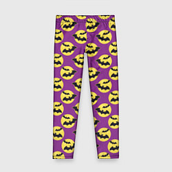 Леггинсы для девочки Паттерн с летучими мышами, цвет: 3D-принт