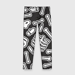 Детские легинсы Черепки и костяшки