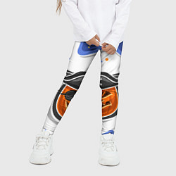 Леггинсы для девочки Радостный хэллоуин, цвет: 3D-принт — фото 2