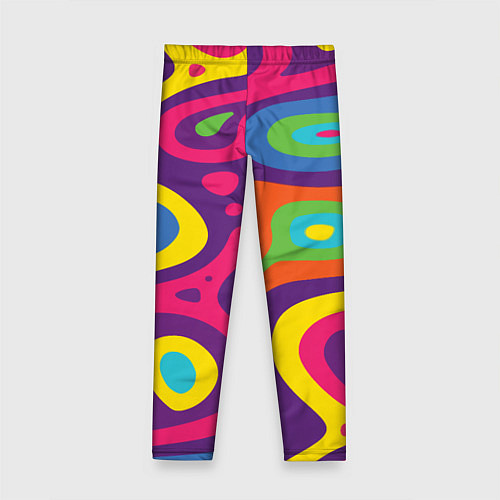 Детские легинсы Abstract tac / 3D-принт – фото 2