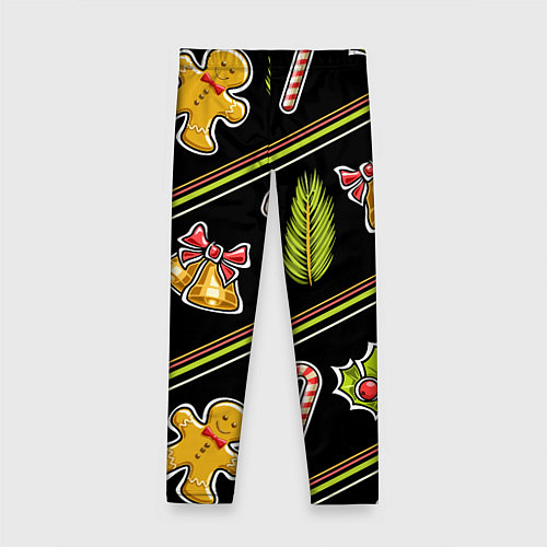 Детские легинсы Рождественский дух / 3D-принт – фото 2