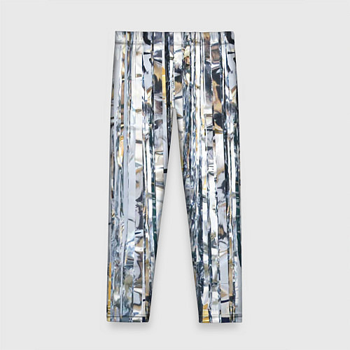 Детские легинсы Новогодний дождик / 3D-принт – фото 2