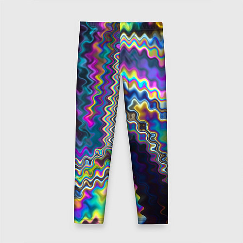 Детские легинсы Абстракция переливы / 3D-принт – фото 2
