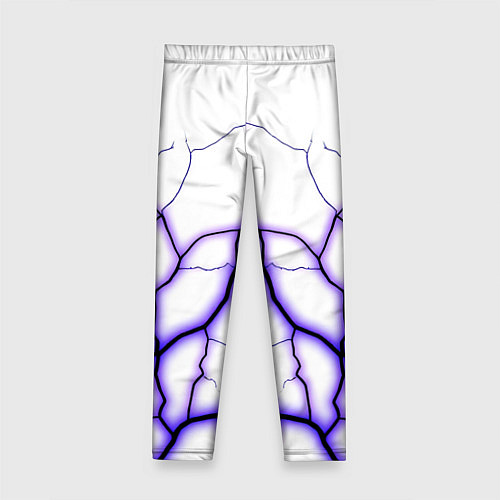 Детские легинсы Color white purple / 3D-принт – фото 2