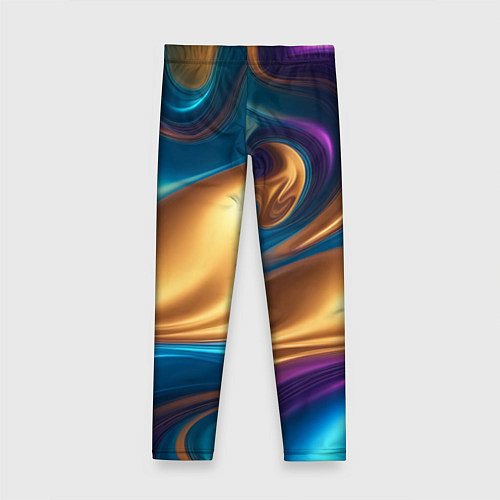 Детские легинсы Сплавы разноцветные / 3D-принт – фото 2