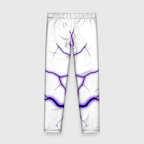Детские легинсы Color white purple / 3D-принт – фото 2