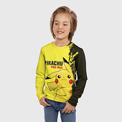 Лонгслив детский Pikachu Pika Pika цвета 3D-принт — фото 2
