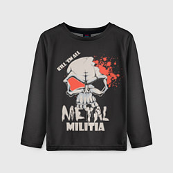 Детский лонгслив Metal Militia