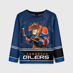 Детский лонгслив Edmonton Oilers