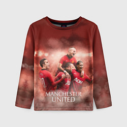 Лонгслив детский Manchester United, цвет: 3D-принт