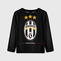 Лонгслив детский Juventus: 3 stars, цвет: 3D-принт